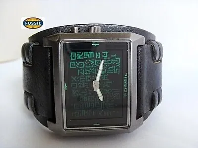 VERY RARE Fossil Watch Jr8340 THE MATRIX MOVIE All Original Working Perfect • $650