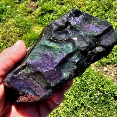 Highgrade Mexican Velvet Obsidian Rough Chunk! • $219.99