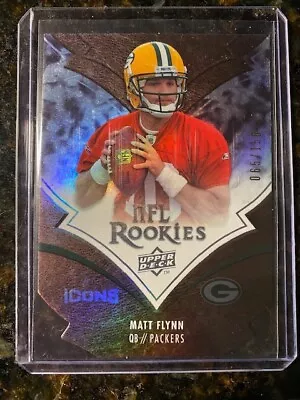 2008 Upper Deck Icons Silver Die-Cut /150 Matt Flynn #171 Rookie RC • $4.99