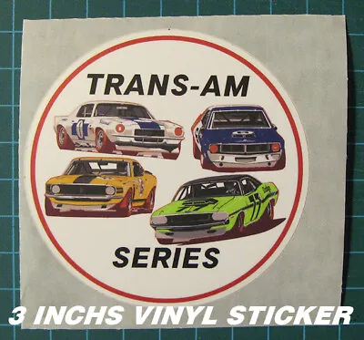 Vintage Trans-am Series-scca-boss 302 Mustang Javelin Challenger Decal Sticker • $7.26