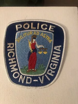 Virginia  Police  -   Richmond   Police VA  Police Patch • $1