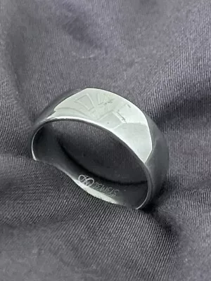 Stainless Steel Men's Ring | silver Domed Comfort Fit | 8mm Band |casual Wedding • $8.99