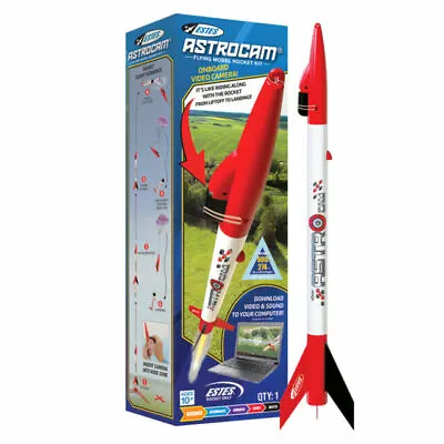 Estes Model Rocket Astrocam Kit Camera Rocket Skill Level 1 Beginner EST7308 • $53.50