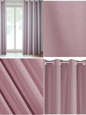 New Eyelet  1 X Curtain Panel - Lilac 55 X63  / 140cm/160cm CLEARANCE SALE  • £10.99