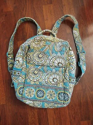 Vera Bradley Peacock Design Full Size Quilted Backpack • $18