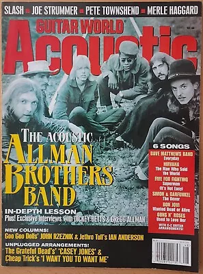 Guitar World Acoustic Magazine #48 2001 The Allman Brothers Band Merle Haggard • $7.48