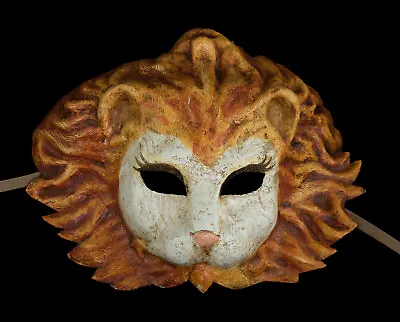 Mask From Venice Lion Simba IN Paper Mache Fancy Collection - 580 V37 • $86.27