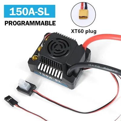 150A Brushless  XT60  With 2-4S Lipo 5A/5.8V BEC For 3660/3670/3674 A5Z8 • £33.74