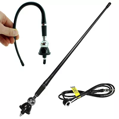 £9.99 • Buy 12V Car Rubber Radio Aerial Replacement Roof Fender Mast 40Cm 533000