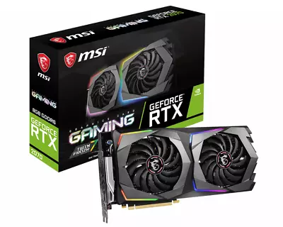 2070 MSI GAMING GeForce RTX 8GB GDDR6 Video Graphics Card NVIDIA As New With Box • $1000