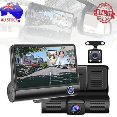 $37.86 • Buy 1080P Car DVR 4  3 Lens Dash Cam Front And Rear Video Recorder Camera G-sensor T