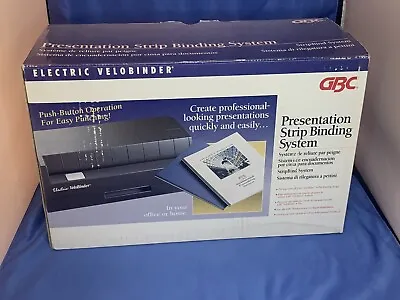 GBC 1775070 ELECTRIC VELOBINDER Book Binding Machine Up To 200 Pages Vintage • $199.99