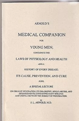 Arnold's Medical Companion (reprint Of 1856 Medical Book) Civil War Interest • $15