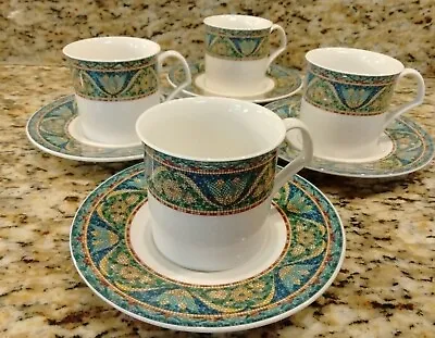 Set Of 4 Mikasa Ultra Ceram Cup And Saucers San Marco • $9.99