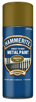 £10.99 • Buy Hammerite Smooth Metal Spray Paint 400ml - Various Colours 