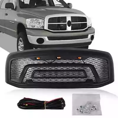 Front Grill With Letter LED For Dodge Ram 1500 2500 2006-2008  Grille Upgrade • $246.86