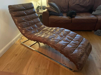 £795 • Buy John Lewis Halo Leather Chaise Longue