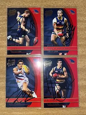 AFL Select 2015 Honours Signed Adelaide Crows Cards X 4 • $16