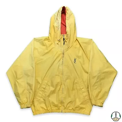 Vintage 90s Yves Saint Laurent Jacket - Mens Large Yellow • $106.24