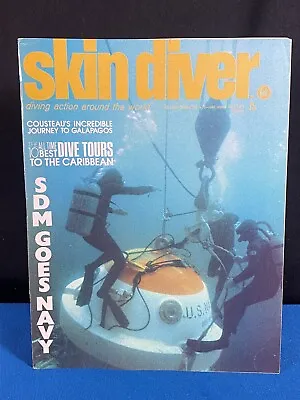 July 1973 Skin Diver Vintage Diving Magazine W/ US Navy Cover • $5