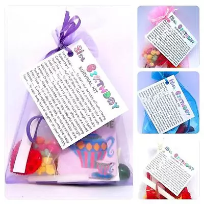 13th 16 18 21st BIRTHDAY PRESENT SURVIVAL KIT FUN NOVELTY GIFT CARD KEEPSAKE BUB • £4.49