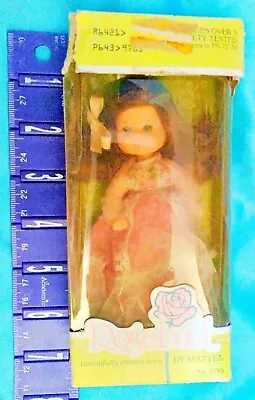 Vtg NW Adorable BOX Collector Mattel #9785 1976 A SCARLET GEM ROSE Rosebud Doll • $32