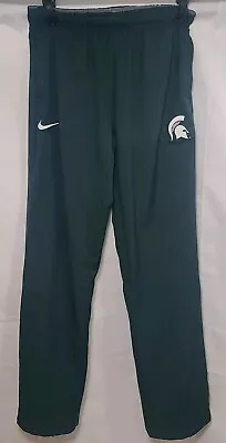 Nike Dri-Fit Michigan State Spartans Team Issue #122 Track Pants Size Small Used • $18.95