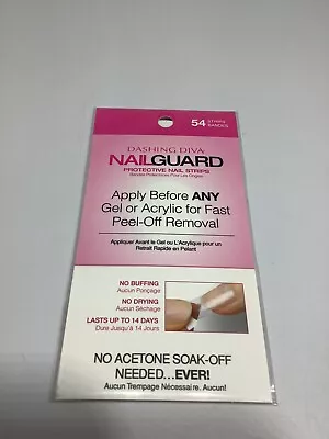 Dashing Diva NailGuard Protective Nail Strips 54 Ct • $11.99