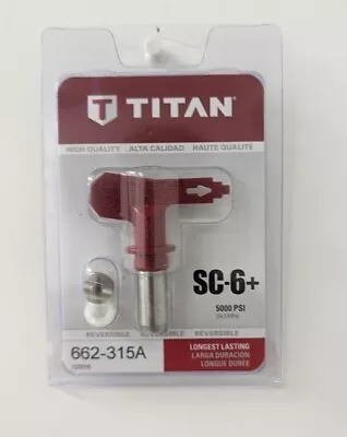 Titan 662-315A SC-6+ Reversible Airless Spray Gun Tip • $19.99