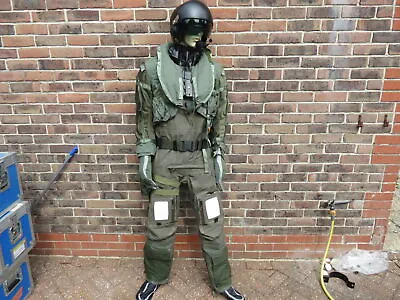 Helicopter Loadout RAF Dry Suit Life Vest Helmet Prop Mask Gloves Belt • £295