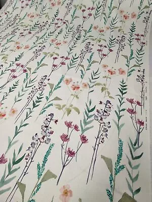 John Lewis Longstock Multi Curtain Upholstery Fabric By The Metre • £12