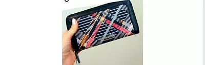 NWT VeraBradley RFID Sofia Plaid Print Georgia Accordian Zip Close Wallet Winter • $25.50