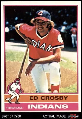 1976 Topps #457 Ed Crosby Indians 7 - NM B76T 07 7700 • $2.60