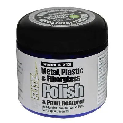 Flitz Metal Plastic & Fiberglass Polish & Paint Restorer 1 LB. Jar #CA03516-6 • $40.09