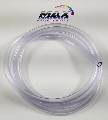 $1.95 • Buy CLEAR FUEL LINE GAS HOSE 3/8  ID X 1/2  OD 100% Ethanol ORDER BY THE FOOT