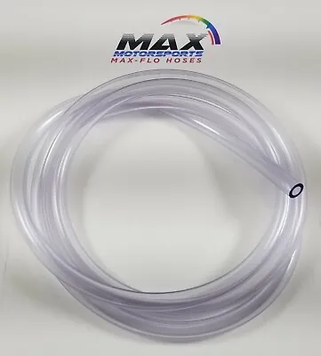 Fuel Line 3/8  (9. 5mm) ID X 1/2  OD X 20' Ft CLEAR  VINYL Gas Hose Tubing • $34.95