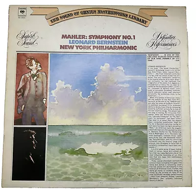 Leonard Bernstein Mahler Symphony No 1   Record Album Vinyl LP 184 • $20.90