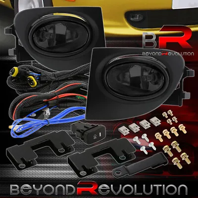 For 2002-2005 Honda Civic Si EP3 Smoked Fog Light Driving Lamps + Wiring Harness • $31.99