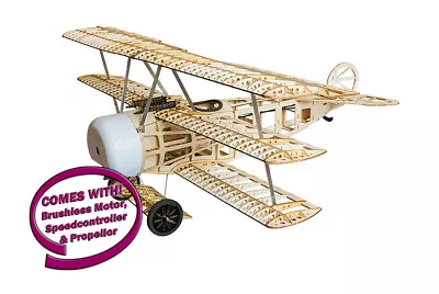 Fokker DR1 Balsa Aircraft Kit 770mm (1100KV Motor 20A ESC & Prop) Dancing Wings • £129.95