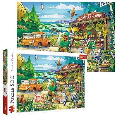 £7.64 • Buy Trefl 500 Piece Kids Large Morning In The Countryside Scene Floor Jigsaw Puzzle