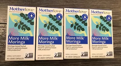 Lot Of 4 : Motherlove More Milk Plus Lactation  45 Caps EXP: 02/ 2027 • $22.95