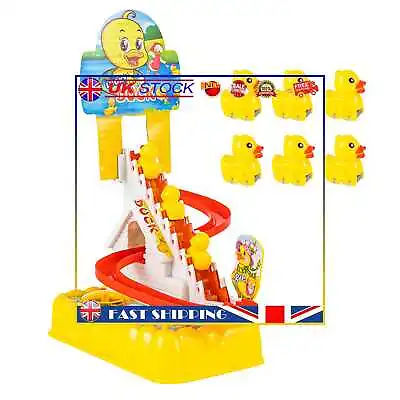 £10.19 • Buy Duck Chasing Playset Playful Roller Coaster Race Track Set With Flashing Lights 