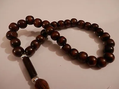 Prayer Beads 33 Misbaha Tasbih Tasbeeh Rosary  Muslim Worry  Beads Subha   WD • $8.97