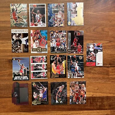 (17) Michael Jordan Inserts Card Lot: Metal Shredders Gold UD3 Flair Showcase • $65.79