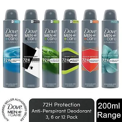 Dove Anti-Perspirant Men+Care Advanced 72H Protection Deodorant 200ml • £11.99