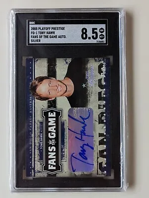 $99.99 • Buy Tony Hawk 2005 Playoff Prestige FG-1 Autograph Fans Of The Game Silver SGC 8.5
