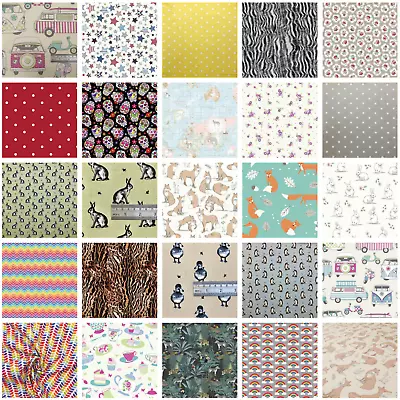 £4.50 • Buy 100% Cotton Crafting Fabric By The Metre, Fat Quarter 55 Inch Width Soft Crafts