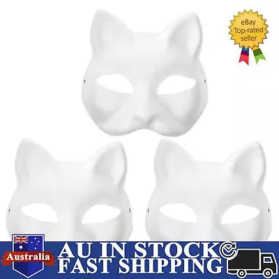  Set Of 6 DIY Animal Masquerade Cat Masks - Fun Paper Masks For Adults & Kids  • $15.75