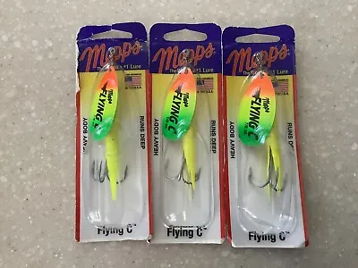 3 New Mepps Flying C Heavy Body 7/8 Oz Fishing Lures Lot • $12