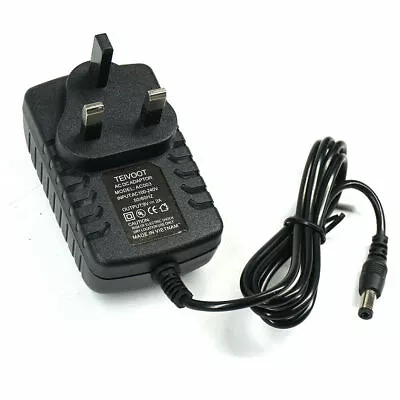 9v 2a Ac/dc Uk Plug Power Supply Adapter 2000ma Charger Mains Lead Uk • £7.99